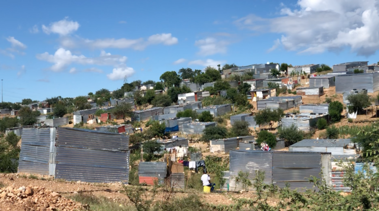 Windhoek informal settlement.